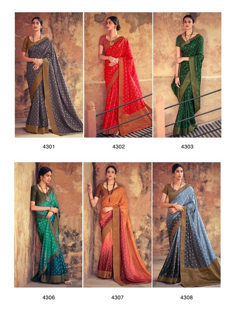 Kashvi Sarthi Fancy Designer Heavy Festive Casual Wear Printed Silk Sarees Collection